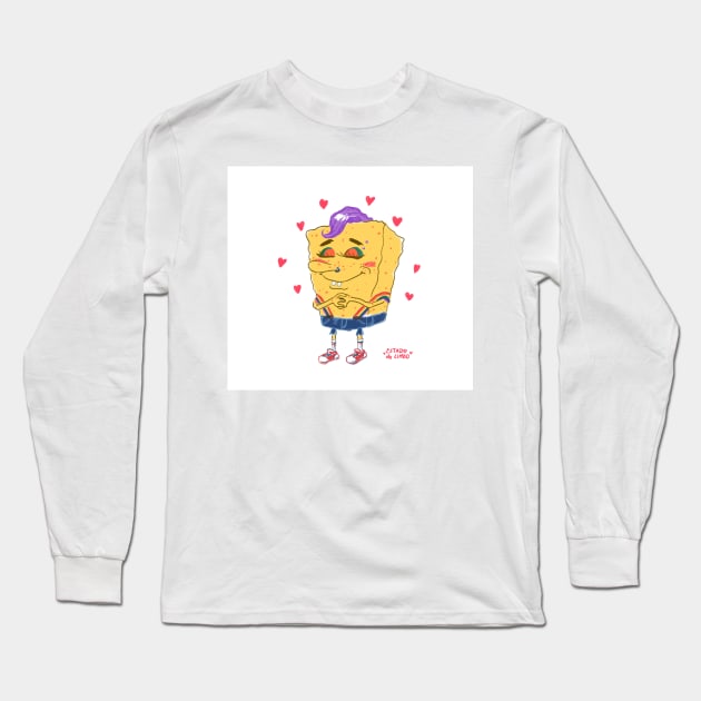 Sponge Bob Pride Long Sleeve T-Shirt by Estado de Limbo